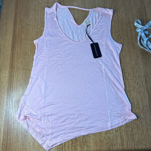 ARTICLES OF SOCIETY Oversized Asymmetrical Sleeveless Tank in Pink size small